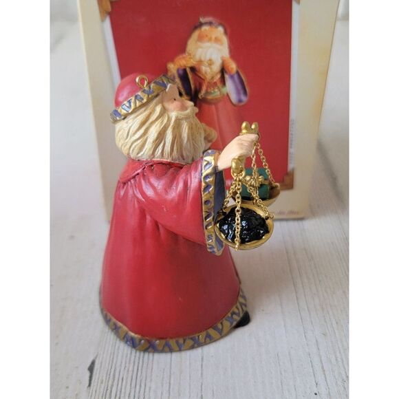 Hallmark the decision 2003 Santa Claus ornament Xmas naughty nice - Picture 6 of 7